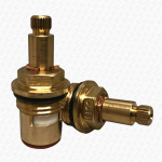 CC11 / B6 Ceramic Disc Quarter Turn Tap Valves | 24 Spline 7.9mm Replacement Pair