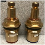 CC11 / B6 Ceramic Disc Tap Cartridge Valves 24 Spline x 7.9mm PAIR - Image 3