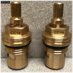 CC14 / A2 Ceramic Disc Tap Cartridge Valves 20 Spline x 7.6mm PAIR - Image 3