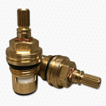 CC16 / A6 Ceramic Disc Quarter Turn Tap Valves | 20 Spline 7.6mm Replacement Pair