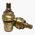 Ceramic Disc Quarter Turn Tap Valves | 20 Spline 7.6mm Pair fits some Perrin & Rowe Taps