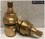 CC7 / C4 Ceramic Disc Tap Cartridge Valves 18 Spline x 8mm PAIR