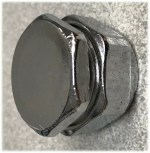 22mm Chrome Compression Stop End | Blanking Cap for Copper and Chrome Pipe