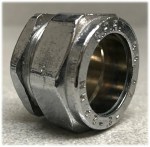 22mm Chrome Compression Stop End | Blanking Cap for Copper and Chrome Pipe - Image 3