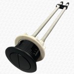 Black Toilet Push Button for Mechanical Top Flush Valve Cisterns Dual Flush