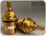 3/4" Bath Tap Ceramic Disc Cartridge Valves | A2 Profile 20 Spline Pair 57.8mm - Image 4