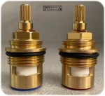 3/4" Bath Tap Ceramic Disc Cartridge Valves | A2 Profile 20 Spline Pair CL3 - Image 3