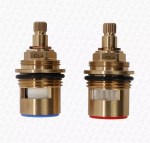3/4" Bath Tap Ceramic Disc Cartridge Valves | A2 Profile 20 Spline Pair CL4
