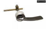 Chrome Metal Cistern Toilet Lever Handle with Universal BRASS Lift Link Arm