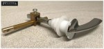 Chrome Metal Cistern Toilet Lever Handle with Universal BRASS Lift Link Arm - Image 4