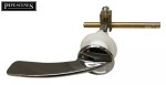 Chrome Metal Cistern Toilet Lever Handle with Universal BRASS Lift Link Arm - Image 5