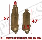 Bathroom Sink / Basin Replacement Clicker Plug Brass Spring Mechanism ONLY - Image 2