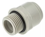 JG John Guest Speedfit Male Straight Coupler 15mm x 1/2" Pushfit Connector