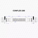 Toilet WC Cistern Overflow Pipe Flexible Connector 200mm Long 21.5mm - Image 3