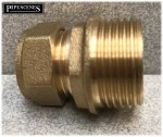 Brass Concealed Shower Adaptor Straight 15mm x 25mm Thread (3/4" BSP) - Image 4