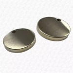 60mm Diameter BRUSHED BRASS Top Fix Toilet Seat Hinge Fixings Covers Only PAIR - Image 6