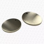 60mm Slimline Brushed Brass Toilet Seat Hinge Covers Pair - Image 8