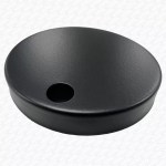 60mm Diameter MATTE BLACK Top Fix Toilet Seat Hinge Fixings Covers Only PAIR - Image 9