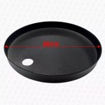 60mm Slimline Matte Black Toilet Seat Hinge Covers Pair - Image 5