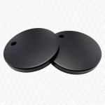 60mm Slimline Matte Black Toilet Seat Hinge Covers Pair - Image 9