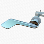 Chrome Square Spatula Paddle Cistern Lever | Easy Use Disabled Handle 1/2" Thread