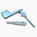 Chrome Square Spatula Paddle Cistern Lever | Easy Use Disabled Handle 1/2" Thread - Image 3