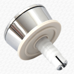 19008001 Wirquin Toilet Push Button Dual Flush Water Saving Chrome Effect - Image 2