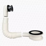 Bathroom Basin Vanity Sink Bowl Waste Overflow Kit with Tube - Image 2