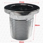 Bathroom Basin Vanity Sink Bowl Waste Overflow Kit with Tube - Image 3