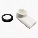 Bathroom Basin Vanity Sink Bowl Waste Overflow Kit with Tube - Image 6