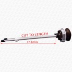 Brushed Bronze Toilet Push Button for Mechanical Top Flush Valve Dual Flush - Image 3