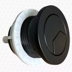 Siamp Optima 50 Toilet Push Button Dual Flush Water Saving MATTE BLACK B&Q