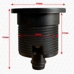 Siamp Optima 50 Toilet Push Button Dual Flush Water Saving MATTE BLACK B&Q - Image 4