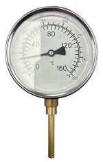 100mm Temperature Gauge 101941 Plain Ended Only Missing Probe Sleeve - Image 3