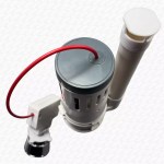 Single Red Cable Toilet Cistern Flush Valve Dual Flush 2" - Image 2