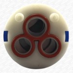 KEROX Blue Tap Cartridge 35mm Lever Tap Mixer Ceramic Disc Valve - Image 3