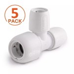5 X Wavin Hep2O 22-15-15mm Branch Reduced Tees Hep 20 Reducer Tee HD14/22W