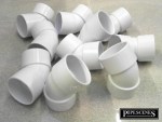 Waste Pipe Fittings 45 DEG for 36mm x 10 for Standard UK Solvent Weld Waste Pipe
