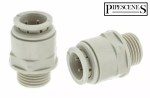 Hansgrohe Pair 1/2" Inch Flexi Tail Pipe Adapter Fitting PUSHFIT European Tap