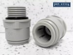 Hansgrohe Pair 1/2" Inch Flexi Tail Pipe Adapter Fitting PUSHFIT European Tap - Image 3