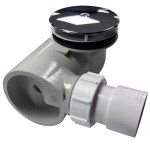 Wirquin Typhoon Shower Tray High Flow Drain Waste for 50mm Hole Chrome Finish