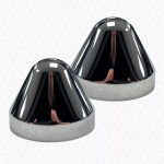 Wall Hung Toilet Pan Fixing Covers Only Chrome Finish PAIR - Image 2