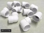 Waste Pipe Fittings Elbows for 36mm x 10 for Standard UK Solvent Weld Waste Pipe