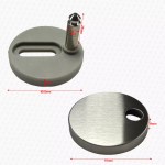 NEW Top Fix AND Bottom Fix Toilet Seat Fittings Hinges Pins 8mm Pins WC - Image 2