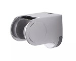 Wall Mounted Shower Head Handset Holder Swivel ABS Chrome Finish