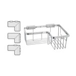 Miller Classic Corner Shower Basket Chrome 854C