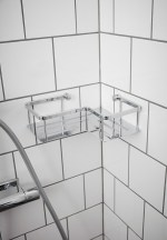 Miller Shower Basket Corner Shelf Chrome 864C - Image 2