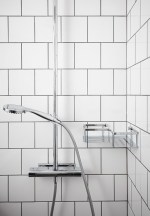 Miller Shower Basket Corner Shelf Chrome 864C - Image 3