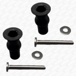 NEW Top Fix Toilet Seat Fittings Hinges Pins 8mm Pins WC - Image 4