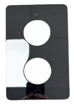 VADO CEL-0010/SQ-D-C/P Celsius Shower Valve Face Cover Plate Only CLEARANCE ITEM - Image 2